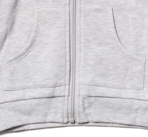 Disney Mickey Mouse Little Boy Girl Kids Fleece Zip Up Hoodie Gray 6 in Saudi Arabia