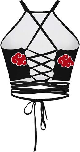 المرأة المطبوعة الرسن ضمادة سترة المحاصيل أعلى القميص in Kuwait