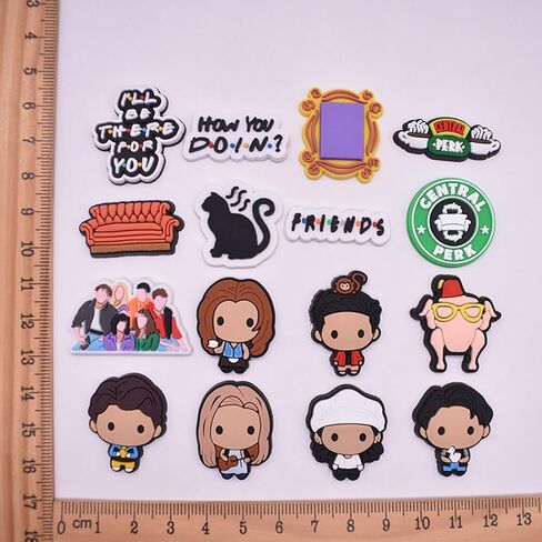 دلايات كروك لطيفة للفتيات على شكل رسوم كرتونية لأحذية Croc حزمة دلايات دبابيس كروك لتقوم بها بنفسك صالة القط مرآة هدايا أصدقاء تركيا Slogen in Kuwait