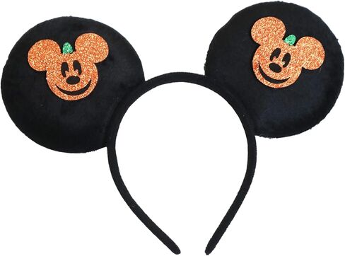 عصابة رأس ميكي ميني آذان من CLGIFT، آذان ميكي سوداء فضية بدون قوس DIY ميني، آذان للأولاد، آذان ميكي كبيرة (قرصان) in Kuwait