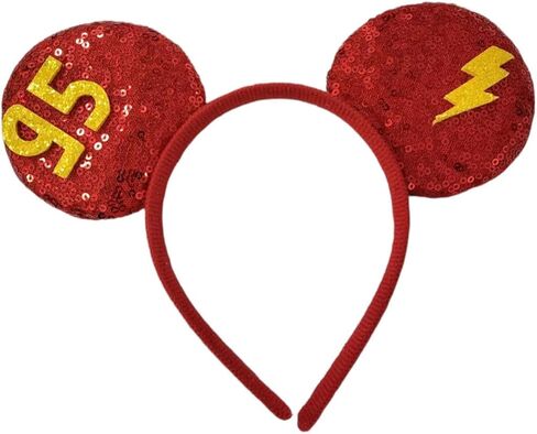 عصابة رأس ميكي ميني آذان من CLGIFT، آذان ميكي سوداء فضية بدون قوس DIY ميني، آذان للأولاد، آذان ميكي كبيرة (قرصان) in Kuwait