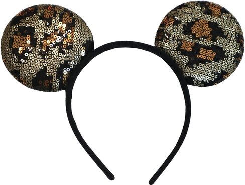 عصابة رأس ميكي ميني آذان من CLGIFT، آذان ميكي سوداء فضية بدون قوس DIY ميني، آذان للأولاد، آذان ميكي كبيرة (قرصان) in Kuwait