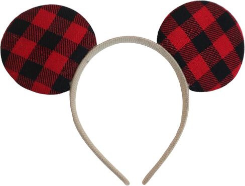 عصابة رأس ميكي ميني آذان من CLGIFT، آذان ميكي سوداء فضية بدون قوس DIY ميني، آذان للأولاد، آذان ميكي كبيرة (قرصان) in Kuwait