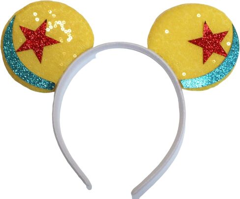 عصابة رأس ميكي ميني آذان من CLGIFT، آذان ميكي سوداء فضية بدون قوس DIY ميني، آذان للأولاد، آذان ميكي كبيرة (قرصان) in Kuwait