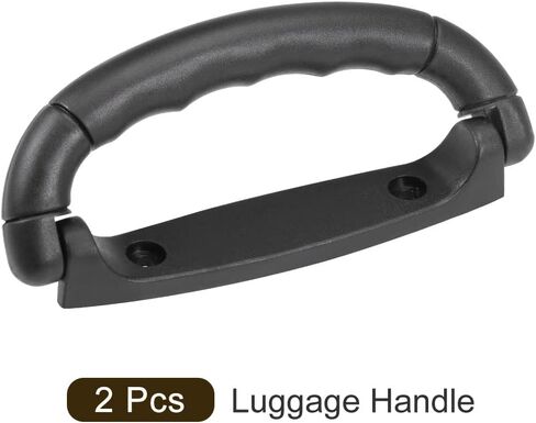 METALLIXITY Luggage Handle (125mm/4.92") 1Pcs, Plastic Pull Handle Grip Replacement - for Home Box Case Suitcase, Black in Kuwait