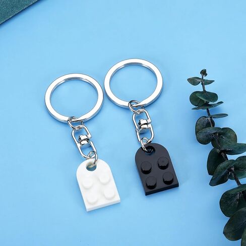 FrereFeter Matching Couples Stuff Brick Heart Keychain Valentines Day Gifts for Him Her Wife Husband Boyfriend Girlfriend in Saudi Arabia