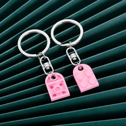 FrereFeter Matching Couples Stuff Brick Heart Keychain Valentines Day Gifts for Him Her Wife Husband Boyfriend Girlfriend in Kuwait