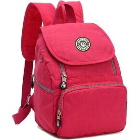 Nylon Mini Casual Waterproof Backpack Shoulderbag Rucksack Travel Bag Daypack Lightweight Small Backpack for Womens