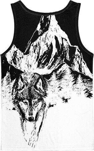 Asylvain 3D Tank Tops for Men Women Cool Design Graphic Sleeveless Shirts Summer Tops in Kuwait