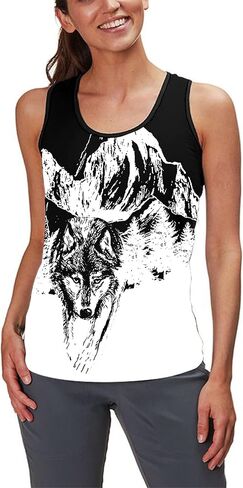 Asylvain 3D Tank Tops for Men Women Cool Design Graphic Sleeveless Shirts Summer Tops in Kuwait