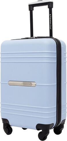 TRAVELERS CLUB Richmond 20" Carry On Suitcase Hardside Spinner Luggage With 360 4 Wheel System - BLUE in Kuwait