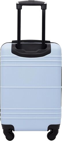 TRAVELERS CLUB Richmond 20" Carry On Suitcase Hardside Spinner Luggage With 360 4 Wheel System - BLUE in Kuwait