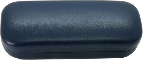 BLINKBAZAAR LARGE FAUX LEATHER EYEWEAR GLASSES EYEGLASSES SUNGLASSES HARD CASE CLAM SHELL… in Kuwait