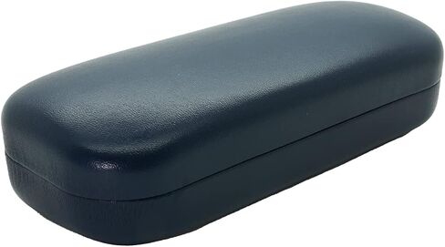 BLINKBAZAAR LARGE FAUX LEATHER EYEWEAR GLASSES EYEGLASSES SUNGLASSES HARD CASE CLAM SHELL… in Kuwait