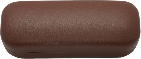 BLINKBAZAAR LARGE FAUX LEATHER EYEWEAR GLASSES EYEGLASSES SUNGLASSES HARD CASE CLAM SHELL… in Kuwait