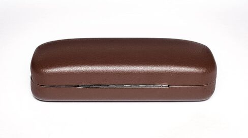 BLINKBAZAAR LARGE FAUX LEATHER EYEWEAR GLASSES EYEGLASSES SUNGLASSES HARD CASE CLAM SHELL… in Kuwait
