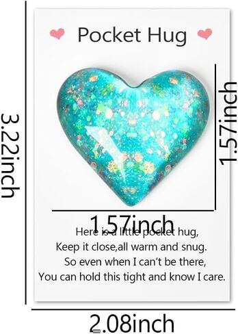 هدية رمزية للعناق للجيب للنساء والرجال والأم والجدة والحفيدة والابنة والابن وهدايا عيد الميلاد لصديق الأخت والأخ وجيب عناق القلب لصديقها وصديقتها هدية عيد الحب in Kuwait