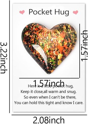 هدية رمزية للعناق للجيب للنساء والرجال والأم والجدة والحفيدة والابنة والابن وهدايا عيد الميلاد لصديق الأخت والأخ وجيب عناق القلب لصديقها وصديقتها هدية عيد الحب in Kuwait