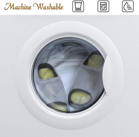 Zizor Men's Memory Foam Open Toe Slippers, Slip On Breathable House Shoes with Indoor Outdoor Anti-Skid Rubber Sole in Kuwait