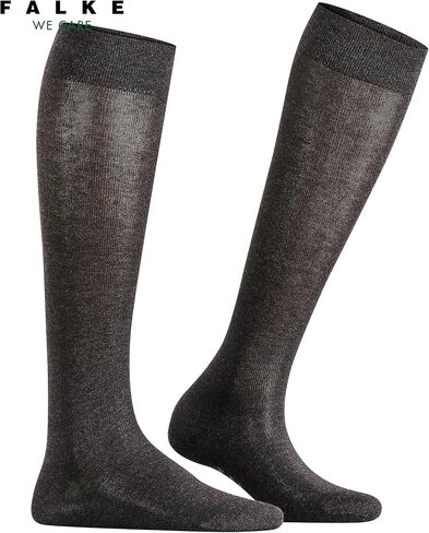 FALKE Women's Sensitive London Knee-High Socks, Knee-High, Lightweight Soft Knit, Breathable, Skin-Friendly, Cotton in Kuwait
