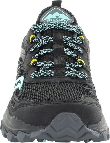Saucony Women's Excursion Tr15, Black/Mint/Yellow, 10.5 M in Saudi Arabia