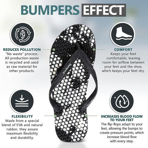 شبشب تدليك بامبرز للرجال - أحذية رجالية للاستخدام الداخلي والخارجي، شباشب استحمام مريحة، شباشب للشاطئ بالضغط الإبري in Kuwait