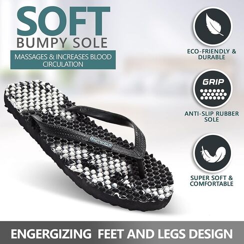 شبشب تدليك بامبرز للرجال - أحذية رجالية للاستخدام الداخلي والخارجي، شباشب استحمام مريحة، شباشب للشاطئ بالضغط الإبري in Kuwait