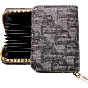 محفظة بطاقة الائتمان فيليتا، حامل بطاقات بسحاب للجنسين، محفظة سفر آمنة لحامل بطاقات الائتمان RFID (أسود-3) in Kuwait