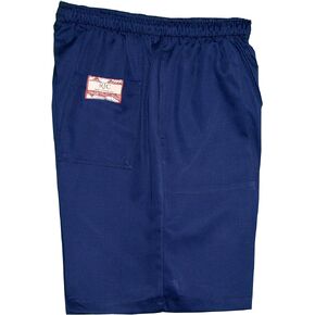 RJC Men's Elastic Waistband 3 Pockets Cotton Twill Solid Shorts