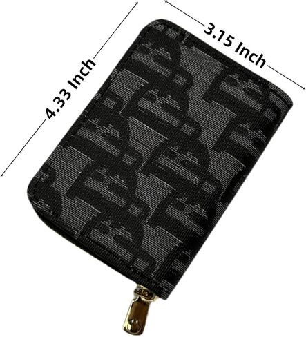 محفظة بطاقة الائتمان فيليتا، حامل بطاقات بسحاب للجنسين، محفظة سفر آمنة لحامل بطاقات الائتمان RFID (أسود-3) in Kuwait
