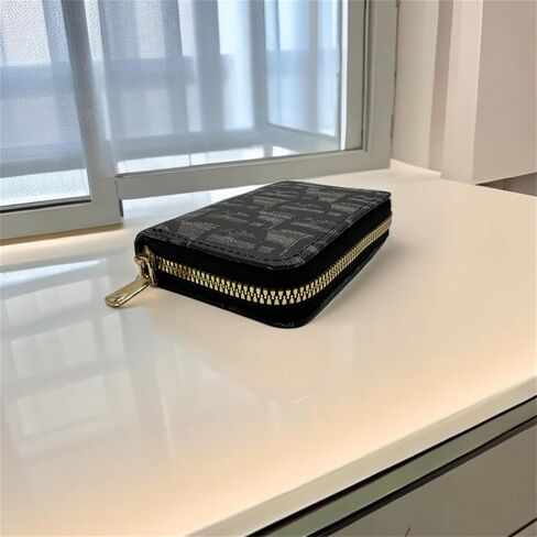 محفظة بطاقة الائتمان فيليتا، حامل بطاقات بسحاب للجنسين، محفظة سفر آمنة لحامل بطاقات الائتمان RFID (أسود-3) in Kuwait