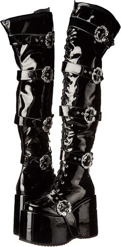 حذاء Ellie Shoes Women's Platform Over The Knee 500-KAMORA-BLK-10 in Kuwait