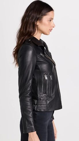 IRO Women's Han Leather Jacket in Saudi Arabia