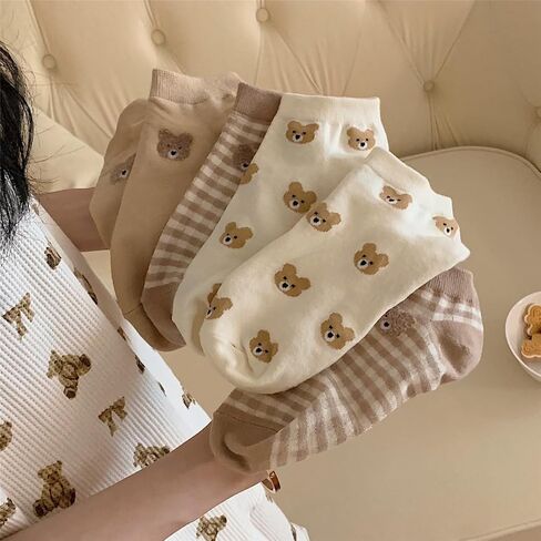 جوارب نسائية بدون عرض (3 أزواج)، جوارب مضحكة للنساء، جوارب مجنونة على شكل حيوان لطيف للكاحل، جورب نسائي مبتكر in Kuwait