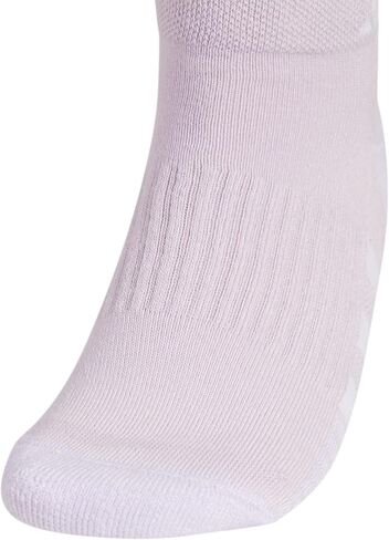 adidas Women's Cushioned Low Cut Socks (3-pair) With Arch Compression, Silver Dawn Grey/White/Wonder Blue, Medium in Saudi Arabia