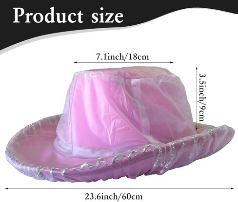 10 قطع غطاء قبعة رعاة البقر XXL شفاف مقاوم للماء غطاء واقي من المطر غطاء مرن قبعة كاوبوي غطاء تخزين قبعة كاوبوي in Kuwait
