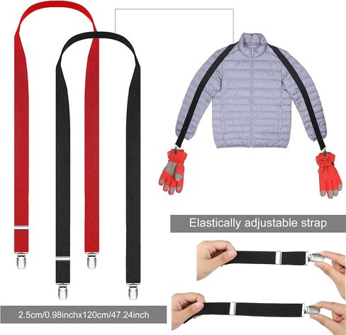 8 Pcs Kids Mitten Clips Hat Clip Winter Elastic Dress Cinch Clip Glove Clip Back Cinch Shawl Clip for Toddler Baby Kids Women in Saudi Arabia