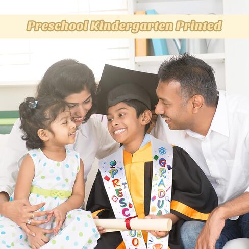 24 Pieces Preschool Printed Graduation Stole Graduation Stole Satin Sash Graduation Sash Honor Stole Grads Sublimation Stole Printed Graduation Stole Unisex in Saudi Arabia