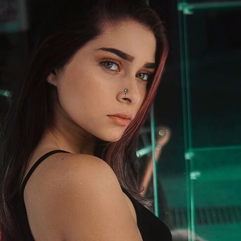 Drperfect 12Pcs 20G Nose Rings Studs L Shaped Dangle Nose Rings for Women Stainless Steel CZ Heart Snake Flower Butterfly Assorted Nose Nostrial Piercing Jewelry in Kuwait