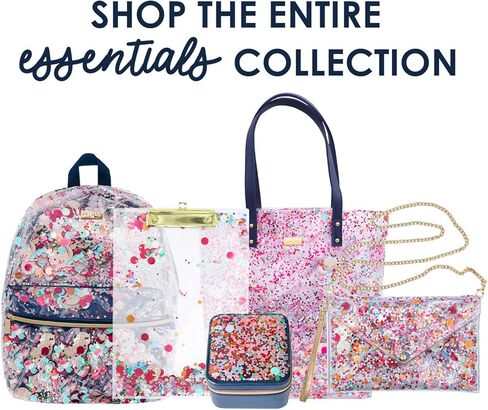 منظم المجوهرات الأساسيات للحفلات المعبأة؛ تخزين الأزياء الصغيرة للنساء والفتيات للخواتم والقلائد والأقراط؛ مظهر عصري للسيدات في المدرسة أو العمل أو السفر أو في المنزل؛ الأزرق الداكن in Kuwait