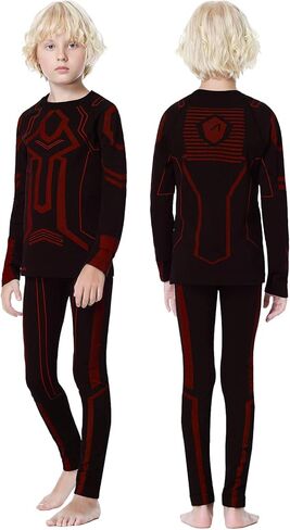 ملابس داخلية حرارية للأطفال من FEIXIANG، مجموعات طويلة من جونز، قمصان وسراويل طويلة الأكمام للأولاد في فصل الشتاء معدات الطقس البارد in Kuwait