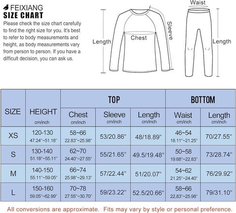 ملابس داخلية حرارية للأطفال من FEIXIANG، مجموعات طويلة من جونز، قمصان وسراويل طويلة الأكمام للأولاد في فصل الشتاء معدات الطقس البارد in Kuwait