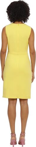 Maggy London Women's Sleeveless Cloud Crepe Sheath with Waist Tie Detail in Kuwait