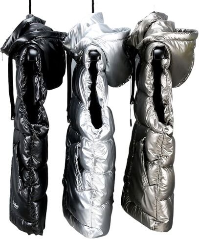 Esmeling Mens Waterproof Hooded Puffer Vest Sleeveless Puffy Jacket with Pockets in Saudi Arabia