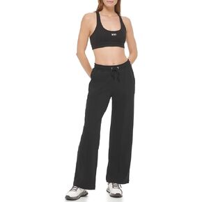 DKNY Women's Tonal Stacked Logo Pant Wide Leg in Saudi Arabia