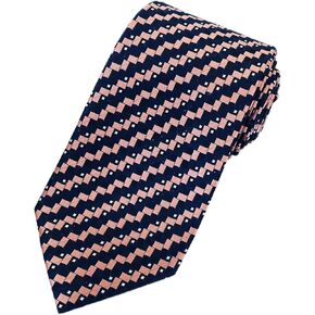 Extra Long Fashion Tie Multicolor Plaid Men's Woven Jacquard Handmade XL Necktie in Kuwait
