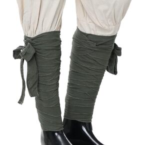 Medieval Mens Viking Cotton Long Puttees Leg Wraps Belt LARP Pirate Cosplay Costumes（Length:165.35 inches） in Kuwait