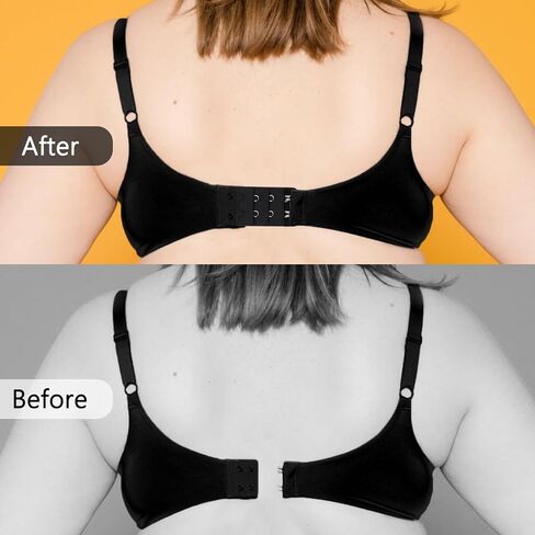 Yolev 9 Pcs Women's Bra Extenders, Soft and Comfortable Bra Strap Extension 2 Hook/3 Hook/5 Hook in Kuwait
