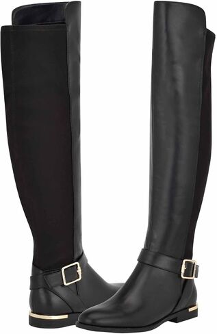 Nine West Women's ANDONE Over-The-Knee Boot, Black 003, 8.5 in Saudi Arabia