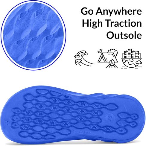 قباقيب المغامرات للبالغين من الجنسين مع حزام خلفي، أحذية مائية سهلة الارتداء في الهواء الطلق، أحذية دعم قوس القدم خفيفة الوزن وجيدة التهوية in Kuwait